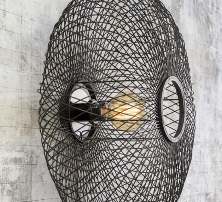 Applique*Good&Mojo Applique murale, Cango, , Ø60cm, H25cm - noir