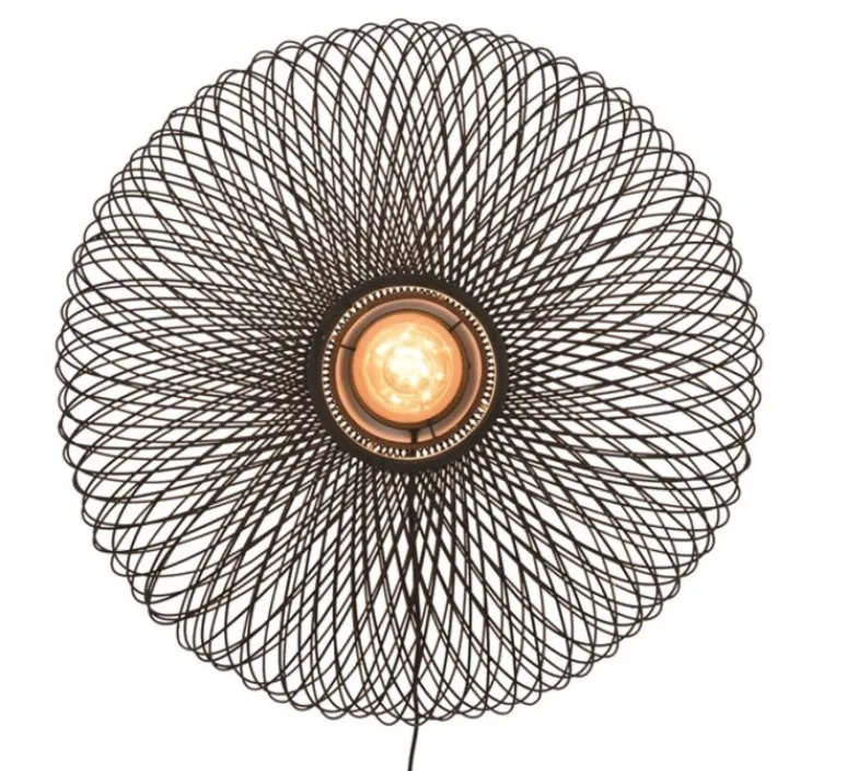 Applique*Good&Mojo Applique murale, Cango, , Ø60cm, H25cm - noir