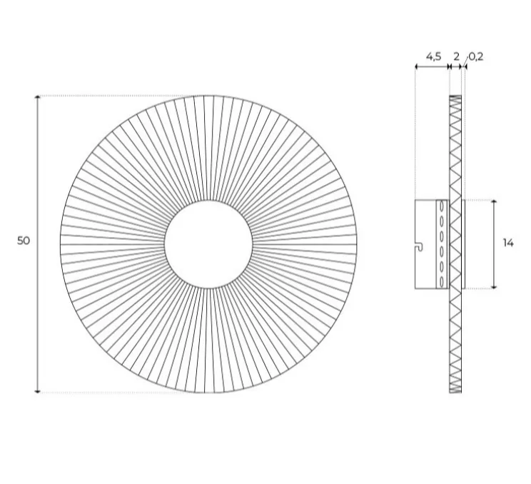 Applique murale, Carmen, Blanc, DIM, LED, 2700K, 746 lm, ⌀50cm, H50cm - Hartô