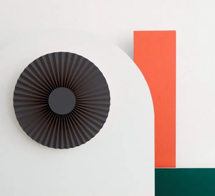 Applique murale, Carmen, gris ardoise , DIM, LED, 2700K, 1470 lm, L50cm, H50cm - Hartô