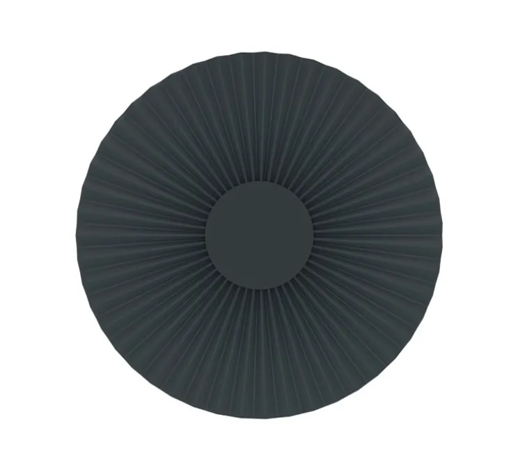 Applique murale, Carmen, gris ardoise , DIM, LED, 2700K, 1470 lm, L50cm, H50cm - Hartô