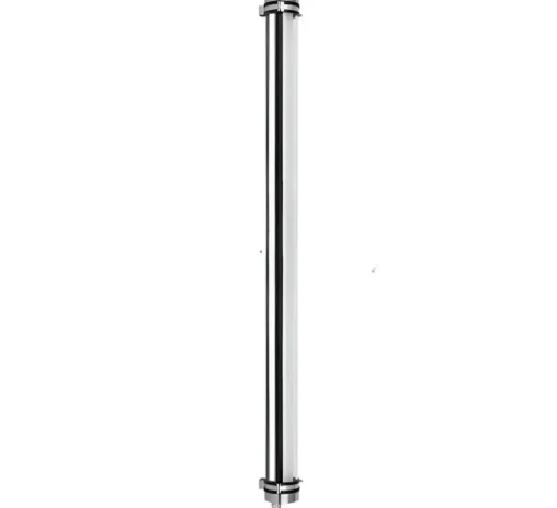 Applique murale, Cathy, argent, IP69, LED, IP69, 2700K, 2600lm, Ø7,5cm, H115cm - Zangra
