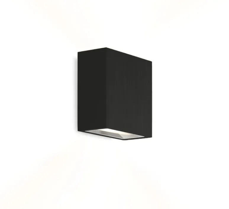 Applique*Wever&Ducré Applique murale, Central 2.0, , LED, 2700K, 620 lm, L9,8cm, H9,8cm - noir mat