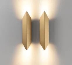 Applique*Modular Applique murale, Chival Up/Down 292 2x, , LED, dim, 2700K, 713 lm, L7,1cm, H29,2cm - champagne anodisé