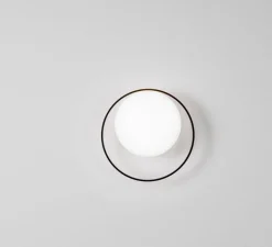 Applique*Estiluz Applique murale, Circ A-3722, , LED, dim, 2700K, 730 lm, Ø22,4cm, H13,8cm - noir