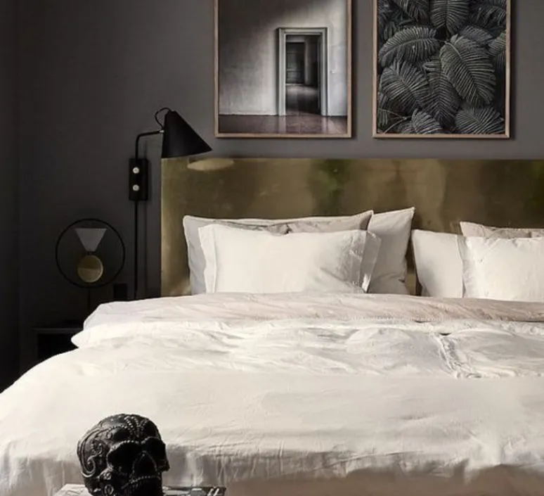 Applique*House Doctor Applique murale, Club, , H54cm, L22cm - noir et laiton