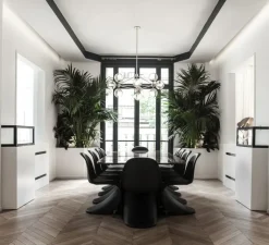 Applique*House Doctor Applique murale, Club, , H54cm, L22cm - noir et laiton