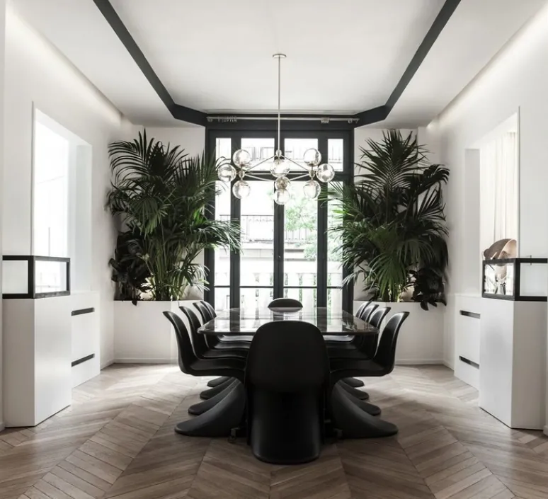 Applique*House Doctor Applique murale, Club, , H54cm, L22cm - noir et laiton