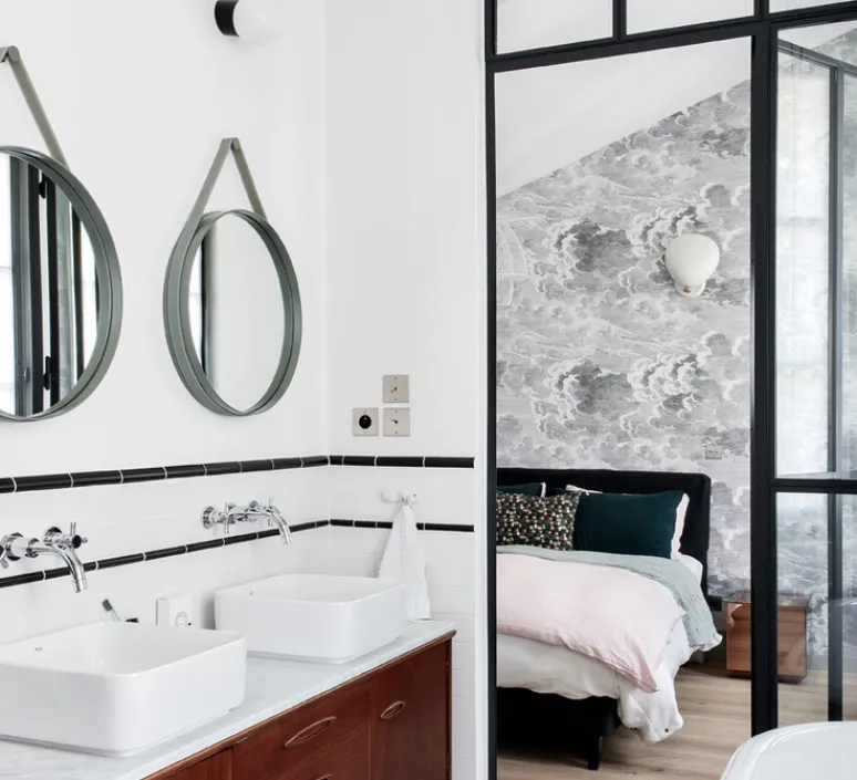 Applique*Gubi Applique murale, Cobra, , H33,3cm, L28,9cm - blanc mat