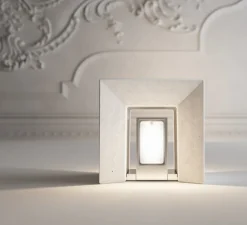 Applique murale, Cobu, indoor, béton, LED, 2700K, 373 lm, L9,5cm, H9,5cm - Karman