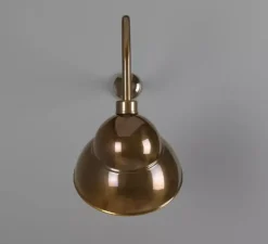 Applique*Mullan Lighting Applique murale, col de cygne Novo, antique, IP23, L24cm, H47cm - laiton