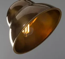 Applique*Mullan Lighting Applique murale, col de cygne Novo, antique, IP23, L24cm, H47cm - laiton