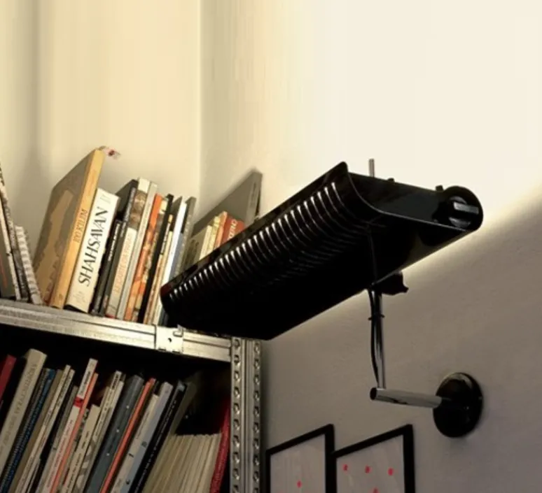 Applique*Oluce Applique murale, Colombo, , H40cm - noir