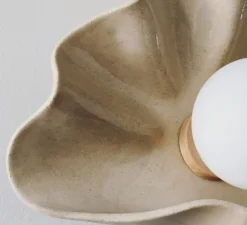 Applique murale, Concha, sable, L28cm, H20cm - Carré Coco