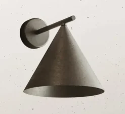 Applique murale, Cone 286.08.MM, bronze morocco, L21cm, H22cm - Il Fanale