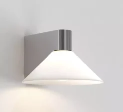 Applique murale, Conic, chrome poli, IP44, L20,8cm, H13,4cm - Astro