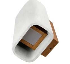 Applique*Loftlight Applique murale, Conteak Indoor, , LED, dim, 3000K, 600lm, L12,5cm, H24,5cm - Gris Naturel