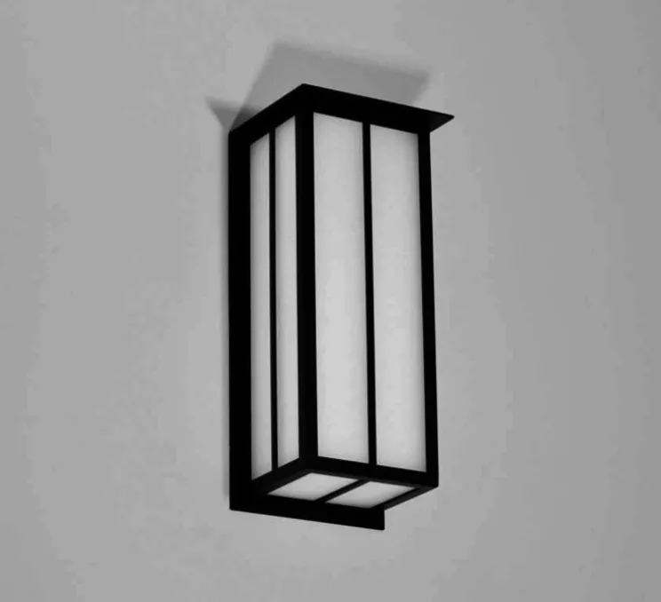 Applique murale, Corvus 460, noir, LED, 1250 à 2400lm, IP44, L46cm, H16cm - Raphaël Armand