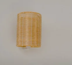 Applique murale, Costa Cylindre, naturel, Ø15cm, H20cm - Mediterranean objects