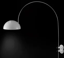 Applique*Oluce Applique murale, Coupé, , Ø30cm, L154cm - blanc