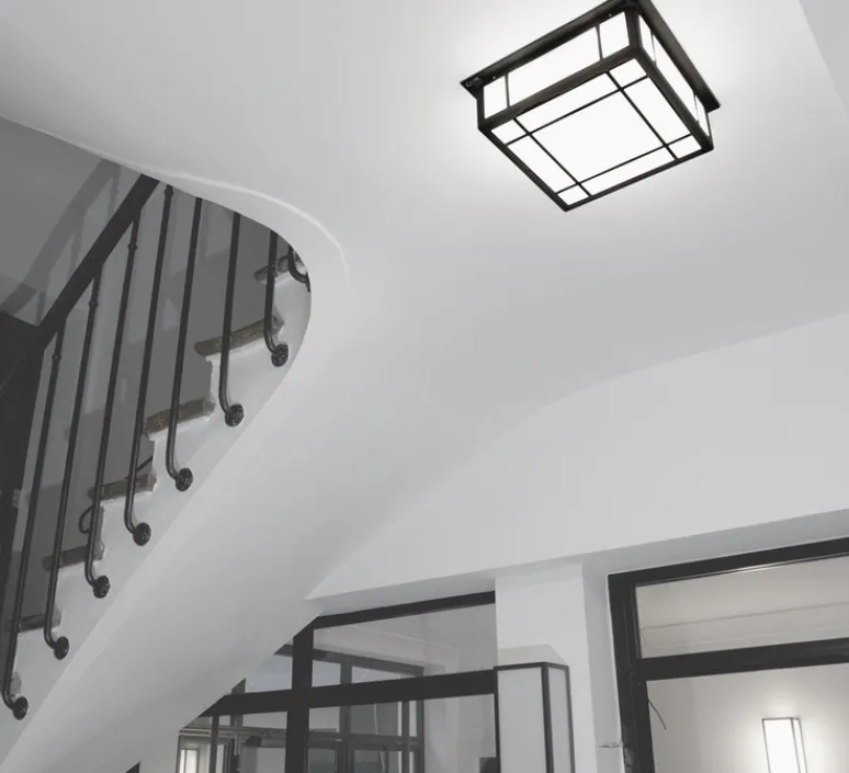 Applique*Raphaël Armand Applique murale, Croisee 300, , LED, 2700k, 1250lm, L34x34cm, H10cm - noir