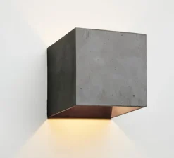 Applique murale, Cromia, Gris foncé, L12,5cm, H12,5cm - Plato Design