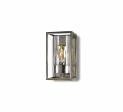 Applique*Moretti Luce Applique murale, Cubic 3365, , IP44, L15cm, H27cm - laiton