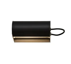 Applique*Nemo Lighting Applique murale, Cylindrique petite, L16cm, H10,5cm - Charlotte Perriand - gris anthracite,