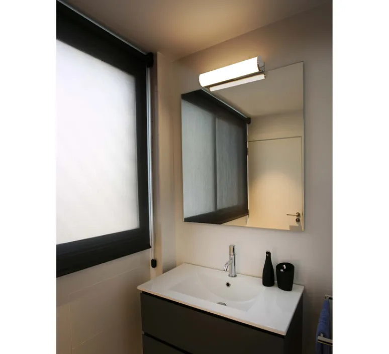 Applique*Faro Applique murale, DANUBIO, , IP44, LED, 2700K, 800LmL39,5cm, H9cm - blanc