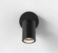 Applique murale, Dartmouth Single, noir, IP44, L9,6cm, H15cm - Astro