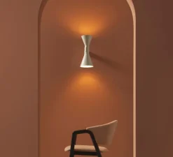 Applique*Nemo Lighting Applique murale, De Marseille, Le Corbusier, , L17cm, H40cm - blanc