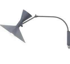 Applique murale, De Marseille Mini, gris mat, L85cm, H50cm - Nemo Lighting