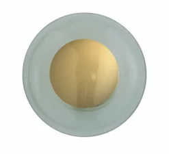 Applique*Ebb and Flow Applique murale de salle de bain, Horizon, , IP44,Ø21cm, H16,5cm - Vert foret