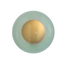 Applique*Ebb and Flow Applique murale de salle de bain, Horizon, , IP44,Ø21cm, H16,5cm - Vert foret