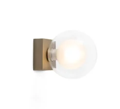 Applique*Faro Applique murale de salle de bain, Perla, , IP44,L12cm, H11,5cm - bronze