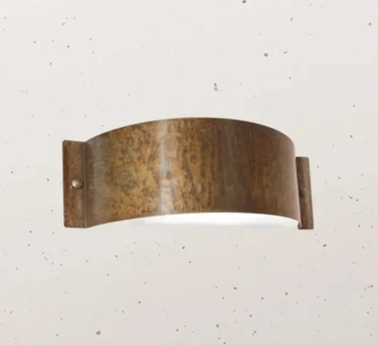 Applique murale, Decori 252.02.RF, cuivre antique, IP54, L41cm, H13cm - Il Fanale