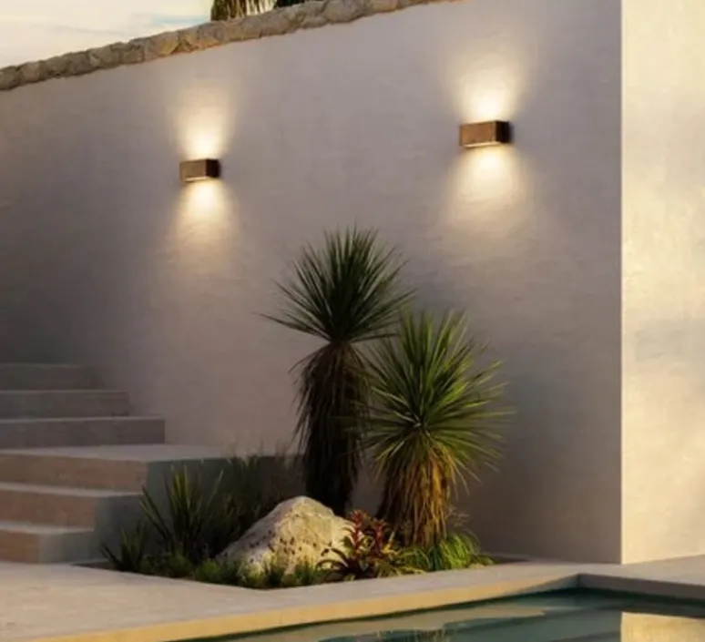 Applique*Il Fanale Applique murale, Decori 252.03.RF, , IP54, L28cm, H10cm - cuivre antique