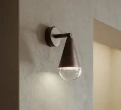 Applique*Il Fanale Applique murale, Dew 289.05.FFT, , L9,3cm, H22,4cm - fer antique