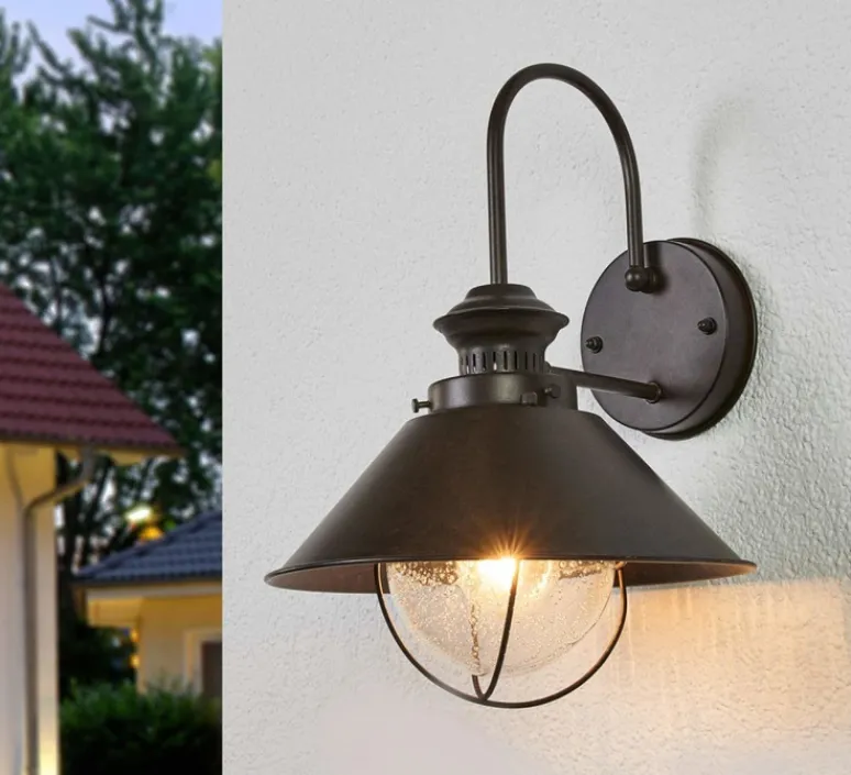 Applique*Faro Applique murale d'extérieur, Nàutica-P, , L26cm, H34cm - rouille