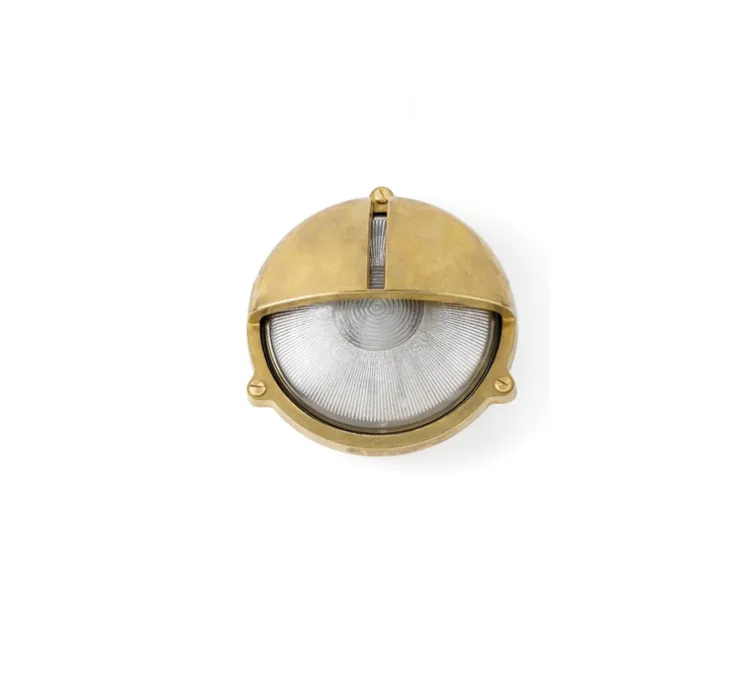 Applique murale d'extérieur, Timon, laiton, IP44, L22,5cm, H22,5cm - FARO