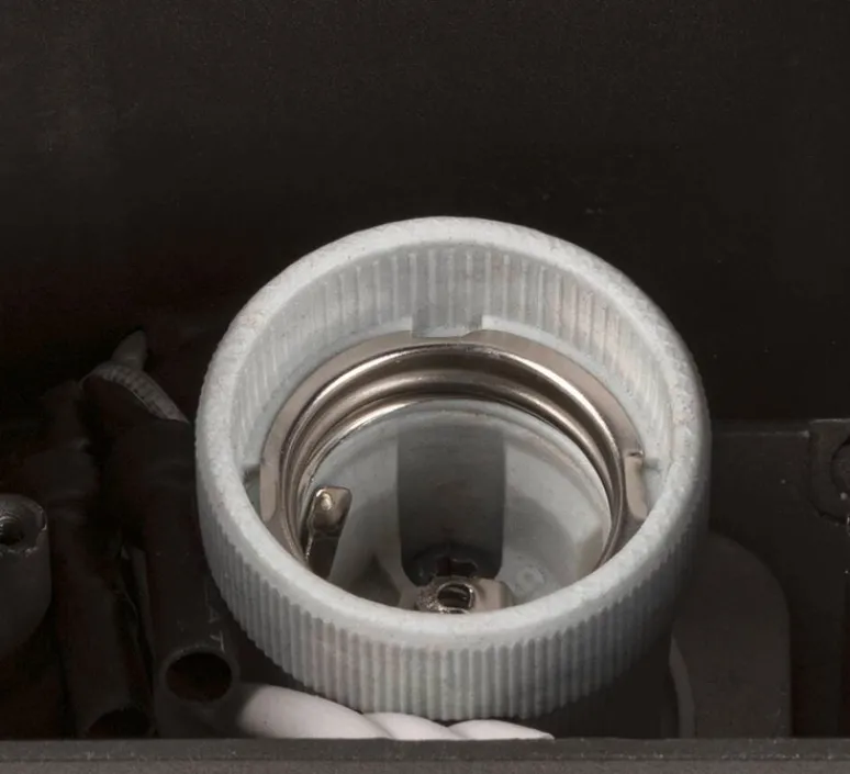 Applique*SLV Applique murale d'extérieur, Grafit E27 Square Sensor, anthracite, IP44, L12cm, H17cm - anthracite et blanc