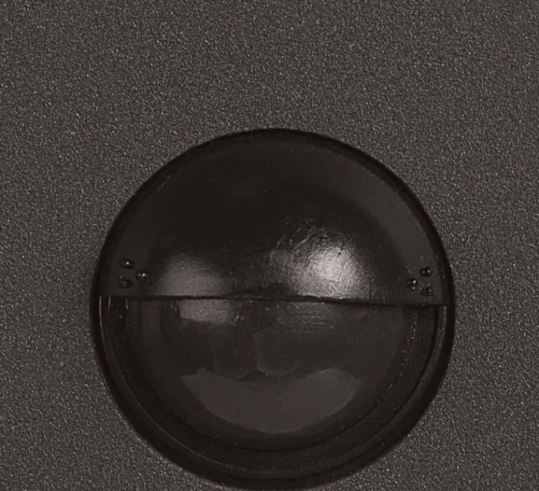 Applique*SLV Applique murale d'extérieur, Grafit E27 Square Sensor, anthracite, IP44, L12cm, H17cm - anthracite et blanc