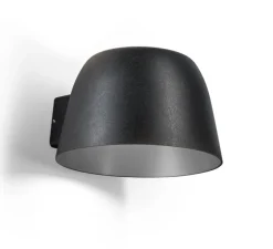 Applique murale d'extérieur, Swam 1.0, noir, IP65,LED, 2700K, 210lm, L18,5cm, H11cm - Wever & Ducré