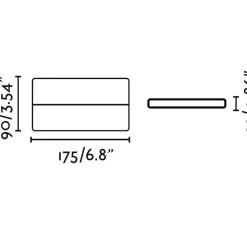 Applique murale d'extérieur, ADAY-2 LED, 3000K, 950lm, IP54, blanc, L17,5cm, H9cm - FARO