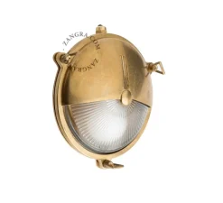 Applique*Zangra Applique murale d'extérieur, Light.o.069, , IP64, Ø20cm, P9cm - laiton