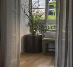 Applique murale d'extérieur, Borne, Flow, noir, L12cm, H19cm, IP65 - Faro