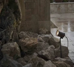 Applique*Faro Applique murale d'extérieur, borne, Flow, , Ø9cm, H60cm, IP65 - noir