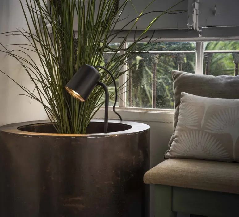 Applique*Faro Applique murale d'extérieur, borne, Flow, , Ø9cm, H60cm, IP65 - noir