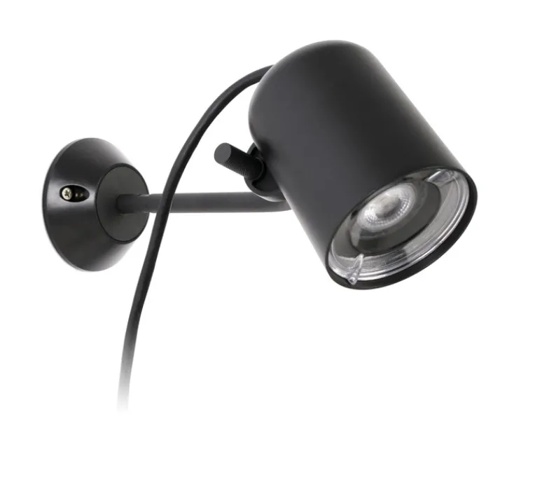 Applique*Faro Applique murale d'extérieur, borne, Flow, , Ø9cm, H60cm, IP65 - noir