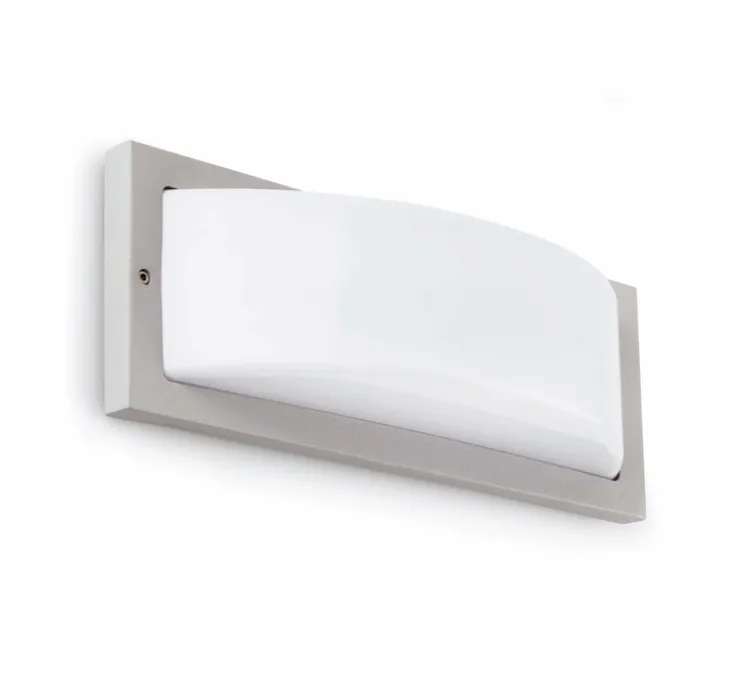 Applique murale d'extérieur, Mol-1, gris foncé, IP44, L34,8cm, H13,7cm - Faro